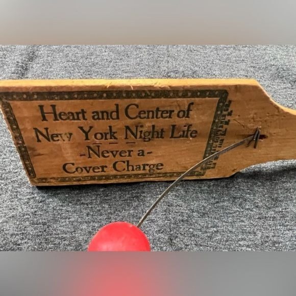 1930s "Thrilling Girls" Paradise Cabaret Noisemaker – NYC Nightlife Memorabilia - Picture 4 of 6